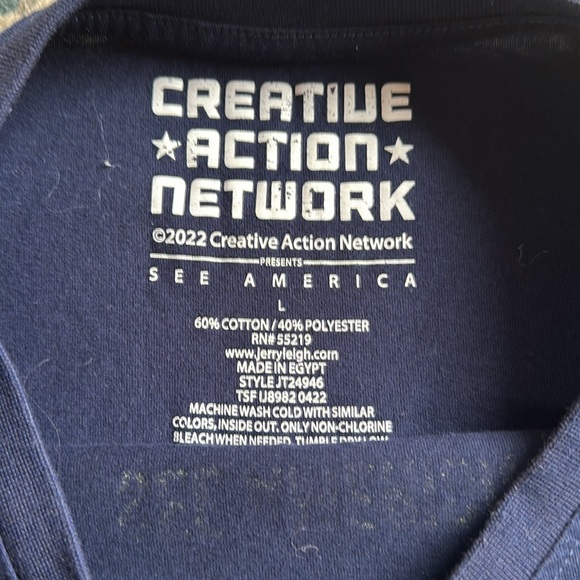 Creative Action Network Womens T Shirt Medium Sequoia National Park Soft size L - Picture 3 of 7